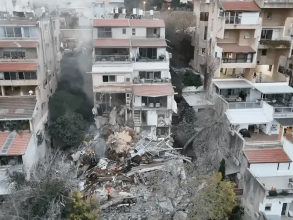Dramatic Footage Shows Iranian Missile Slamming Into Haifa Apartment Complex
