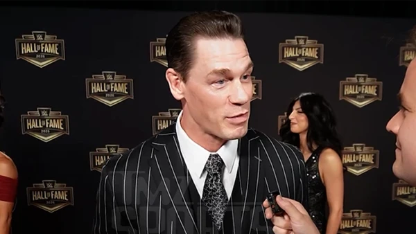 John Cena Reveals 'Alien Head' Hair Transplant Recovery at WWE Hall of Fame, Praises AJ Styles' Retirement