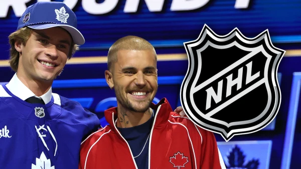 Justin Bieber Makes Surprise Appearance at NHL Draft to Announce First Pick