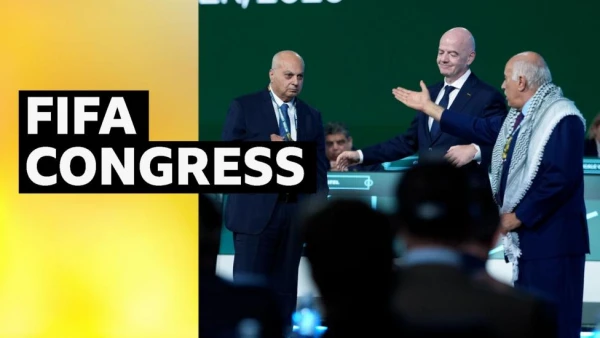 FIFA Chief Infantino Tries to Broker Handshake Between Israel and Palestine at Congress