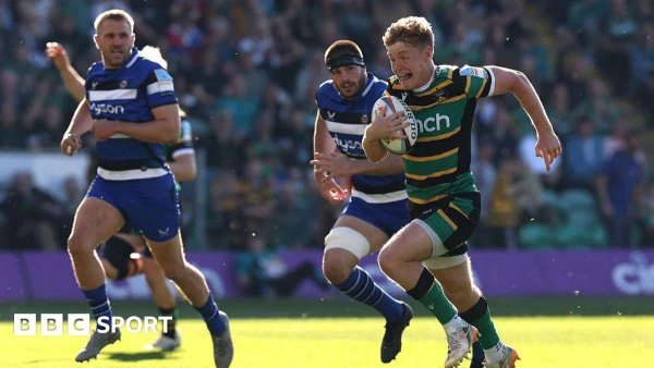Northampton outlast Bath in epic 12-try Premiership showdown