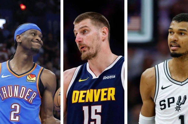 NBA MVP Race Narrows to Three: Gilgeous-Alexander, Wembanyama, and Jokic Vie for Top Honor