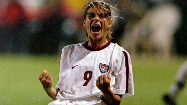 Soccer Legend Mia Hamm: Then and Now