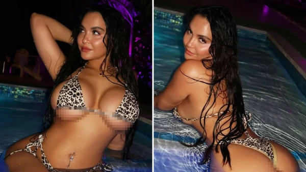 Stella Hudgens Turns Up the Heat with Sizzling Poolside Photos