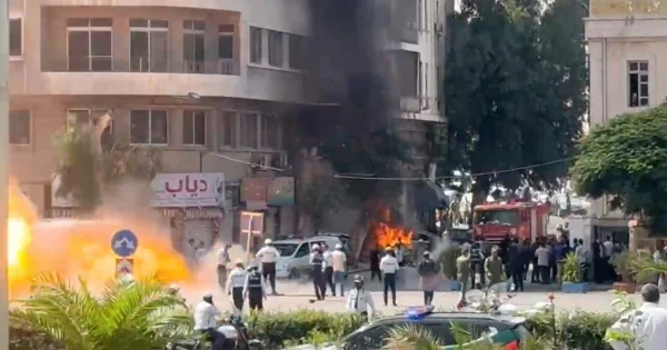 Terror in Damascus: Blasts Injure 18 Amid Macron's High-Stakes Visit