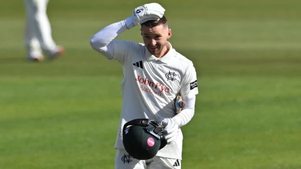 Clarke's Century Powers Nottinghamshire to Commanding Lead Over Glamorgan