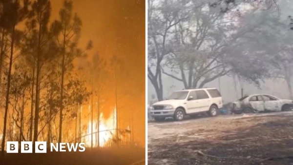 Raging Wildfires Devastate Florida and Georgia, Destroying Homes and Triggering Evacuations