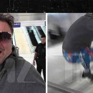 Airport Wipeout: Bam Margera Eats Concrete Trying an 8-Stair Ollie at LAX