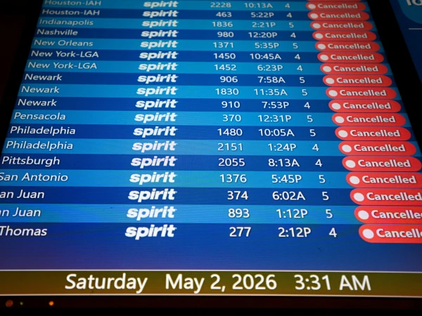 Spirit Airlines Grounded: Budget Carrier Ceases Operations After Failed Bailout