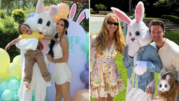 Hollywood's Hoppy Holiday: Celebrities Pose with the Easter Bunny in Festive Photos