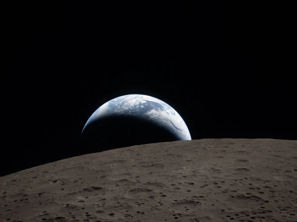 Artemis Crew Captures Stunning 'Earthset' Image, Echoing Apollo 8's Historic Legacy
