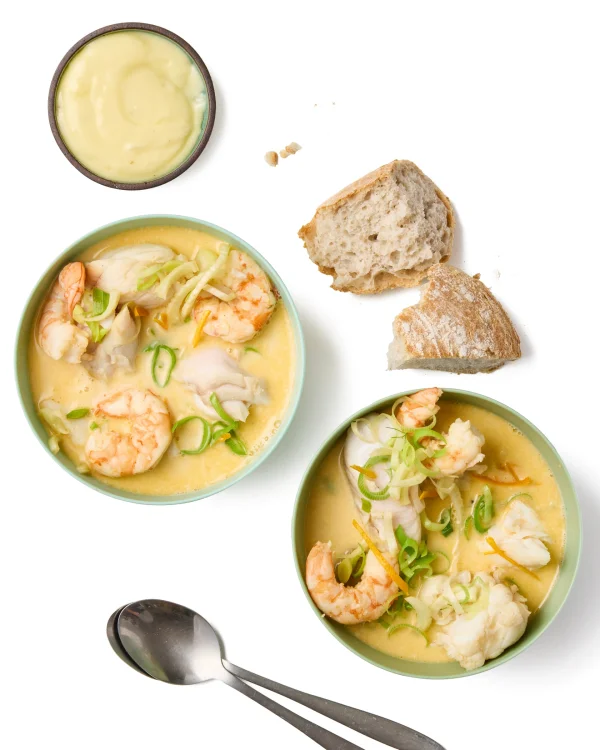 Simple Provencal Bourride: A Garlicky Fish Stew for Summer Evenings