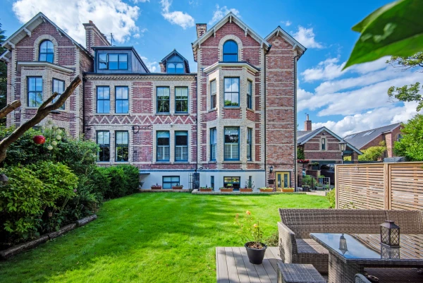 Homes for sale in England with great gardens for parties – in pictures