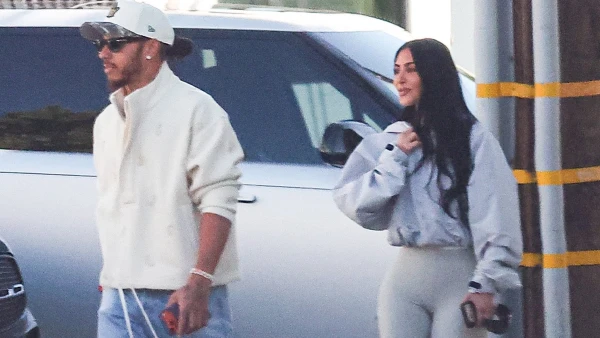Kim Kardashian and Lewis Hamilton Spotted Browsing Luxury Rugs in Los Angeles