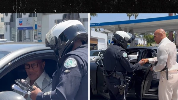 The Rock Gets Pulled Over for Tinted Windows After Walk of Fame Event