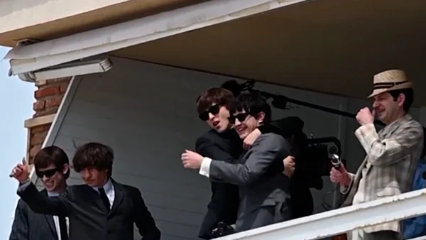 Beatles Biopic Cast Spotted Together for First Time on Barcelona Set