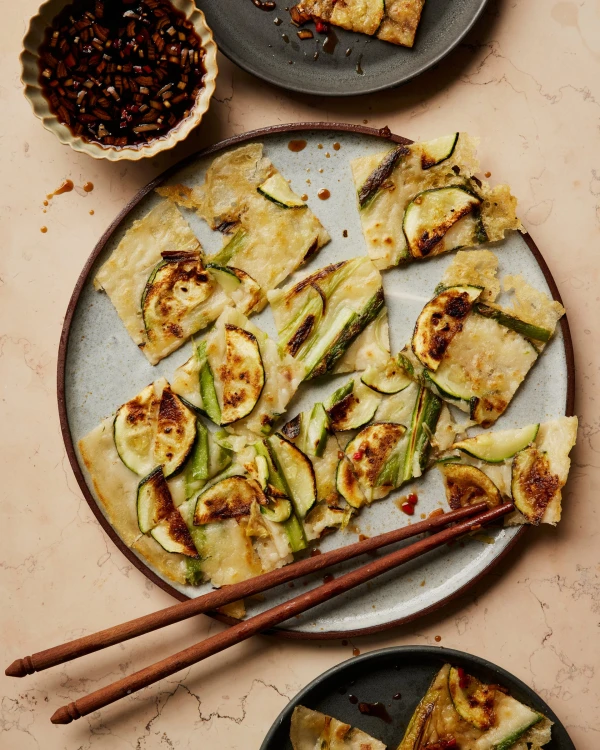 Pajeon and japchae: Joo Won’s recipes for Korean-style vegetarian starters
