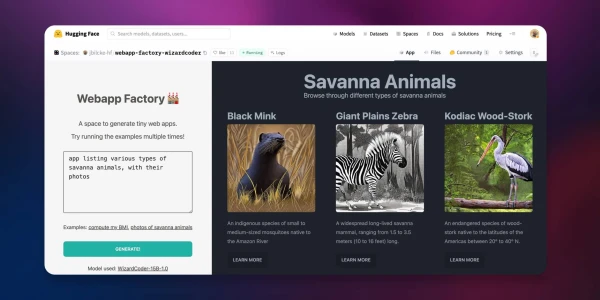 Build a Web App Generator Using Open Source AI Models