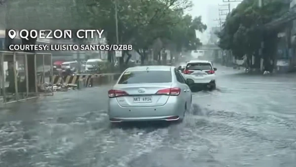 Heavy Rains Swamp Parts of Quezon City; PAGASA Says Wet Season Hasn't Begun Yet