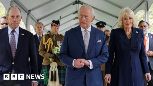 King Charles and Queen Camilla Pay Somber Tribute at 9/11 Memorial
