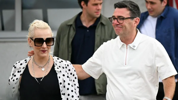 Who is Andy Burnham's wife, Marie-France van Heel?