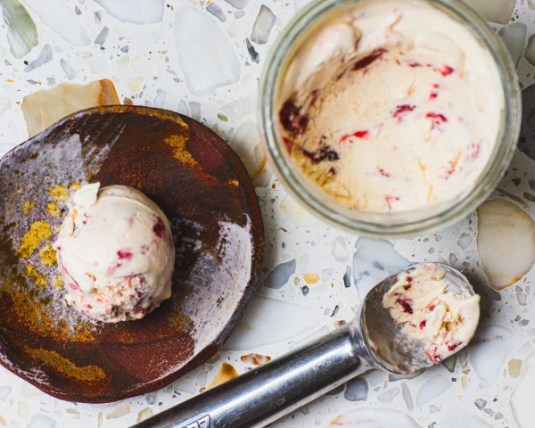 How to turn under- or over-ripe strawberries into a brilliant no-churn ice-cream – recipe | Waste not