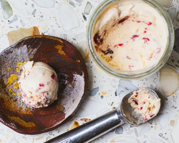 How to turn under- or over-ripe strawberries into a brilliant no-churn ice-cream – recipe | Waste not