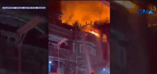 Blaze Engulfs Valenzuela Paint Warehouse, Firefighters Battle Flammable Hazard