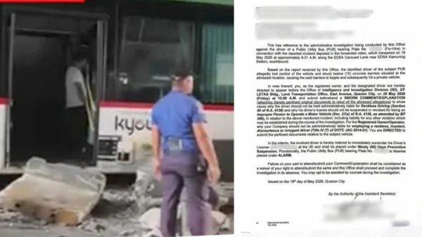 LTO Orders Bus Driver to Explain After Crashing into EDSA Barriers