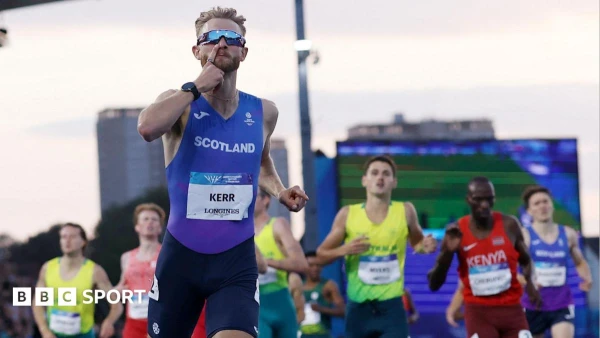 Kerr Claims Emotional Commonwealth Gold in Thrilling Mile Race
