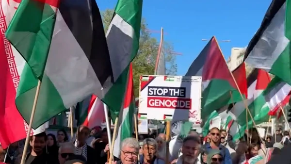 Berlin Police Detain Protesters at Pro-Palestine Rally Amid Heavy Presence