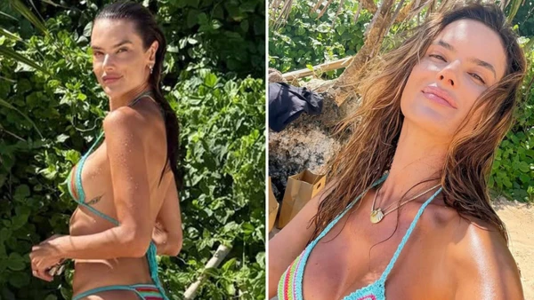 Alessandra Ambrosio, 44, Stuns in Crochet Bikini During Bali Getaway