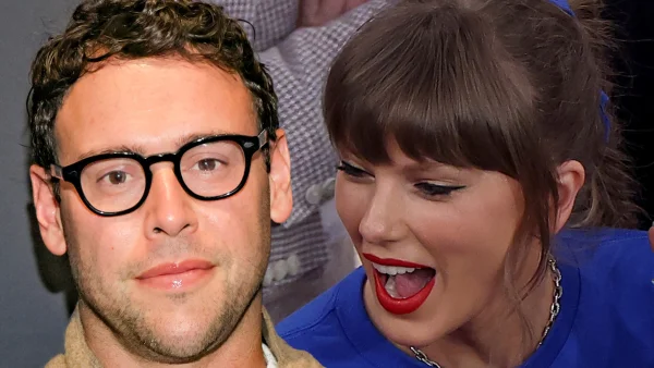 Taylor Swift and Scooter Braun Almost Bump Into Each Other at Knicks Finals