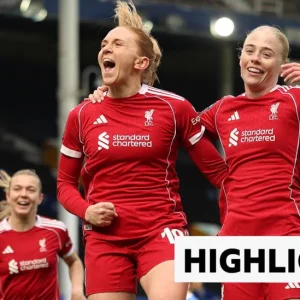 Ten-Player Liverpool Survive Late Everton Surge to Secure 3-2 Derby Win