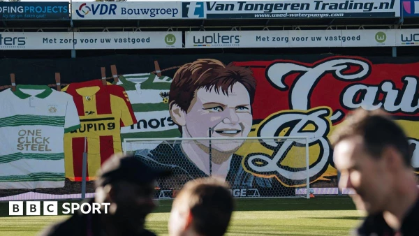 Go Ahead Eagles Fans Unveil Giant Tifo to Honor Retiring Kit Woman After 28 Years