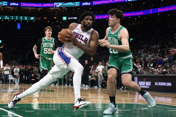 Embiid Powers 76ers to Upset Win Over Second-Seeded Celtics