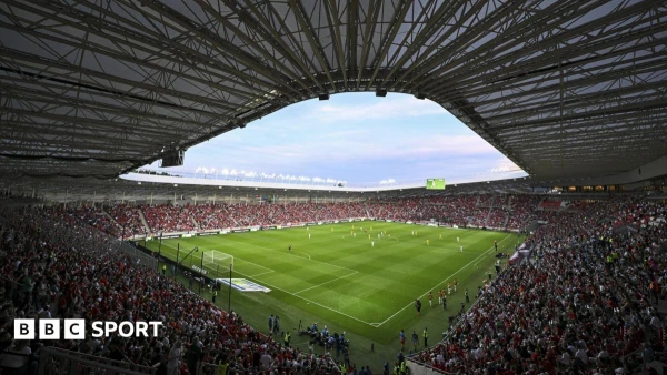 Suspended Camera Crashes Onto Pitch During Hungary Match