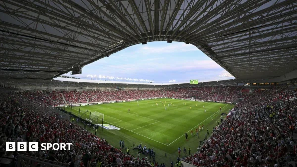 Suspended Camera Crashes Onto Pitch During Hungary Match