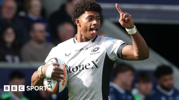 Noah Caluori's Five-Try Spectacle Powers Saracens to Record 85-19 Rout Over Sale Sharks