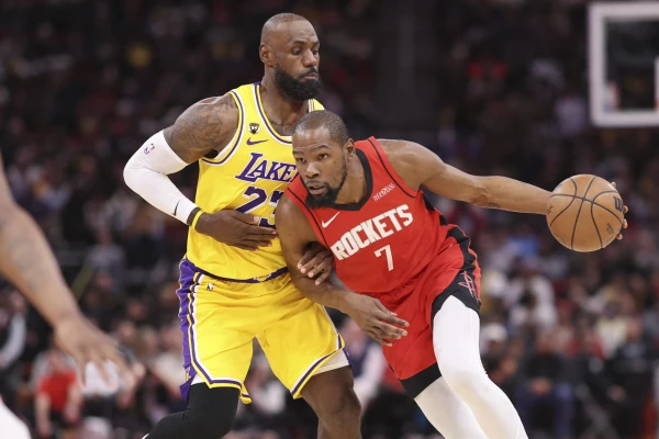 Rockets' Kevin Durant Sidelined for Game 5 Against Lakers