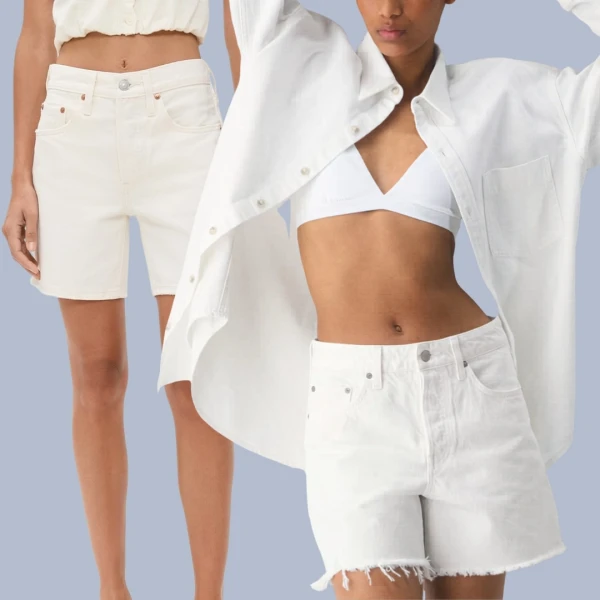 White Jean Shorts Are the Summer 2026 Staple You Need