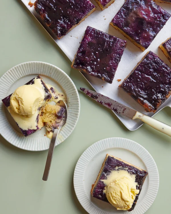 Berry Bliss: Benjamina Ebuehi's Showstopping Upside-Down Blueberry Cake