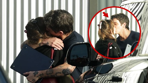 Dakota Johnson and Role Model Share Intimate Moment in Los Feliz