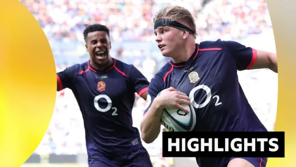 Pollock Hat-Trick Powers England to 11-Try Rout of Fiji