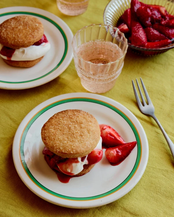 Perfect Summer Desserts: Strawberry Shortcakes and Cardenales with Apricot Compote