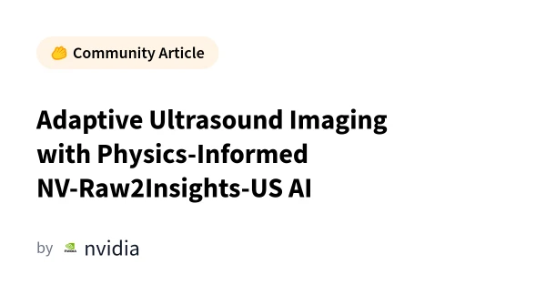 Physics-Informed AI Enhances Adaptive Ultrasound Imaging