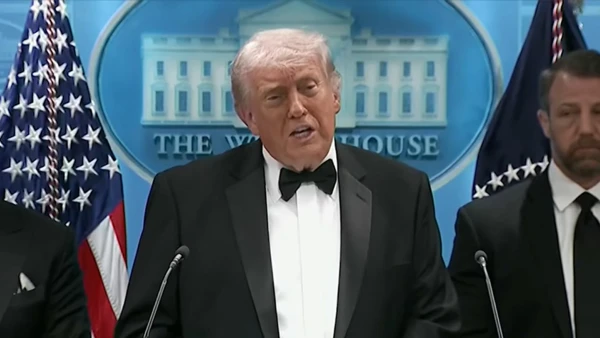Trump Confirms Officer Saved by Vest in WH Correspondents' Dinner Shooting