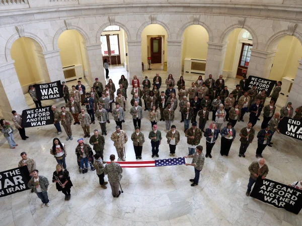 Veterans Detained in Capitol After Anti-War Demonstration Over Iran Tensions