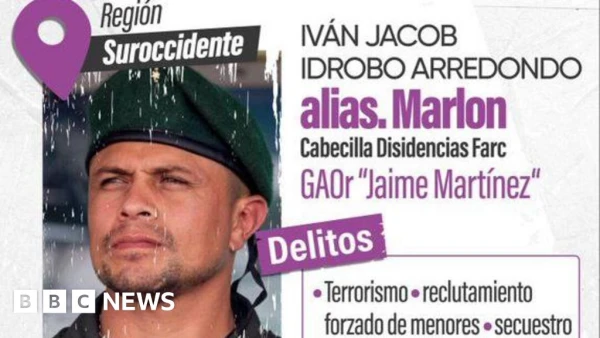 Colombia's Record $1.4M Bounty for Rebel Leader Tied to Deadly Highway Bombing