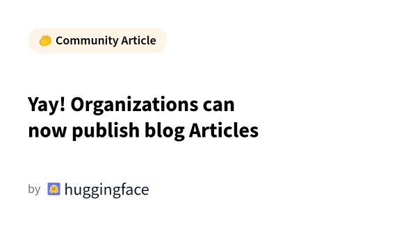 Organizations Gain New Blog Publishing Capabilities